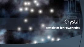  Presentation with constellation - Presentation with astra - zodiac constellation - gemini background and a tawny brown colored foreground