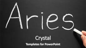  Presentation with zodiac - PPT layouts consisting of zodiac signs - star sign aries written background and a  colored foreground