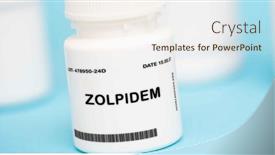  Presentation with insomnia - Presentation with zolpidem-is-a-medication-used background and a sky blue colored foreground