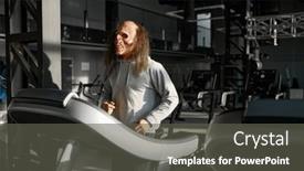  Presentation with cardio - Slide deck enhanced with zombie-man-with-spooky-face background and a dark gray colored foreground