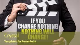  Presentation with change - PPT theme with comfort zone - if you change nothing background and a tawny brown colored foreground