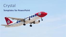  Presentation with airport port - Audience pleasing slide deck consisting of grass summer time background freedom backdrop and a tawny brown colored foreground