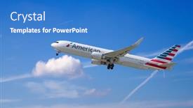  Presentation with airport port - PPT layouts consisting of zurich-september-08-plane background and a teal colored foreground