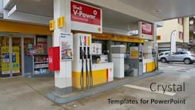  Presentation with modern gas station - 