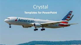  Presentation with airlines - PPT theme enhanced with zurich-switzerland-july-19-2018 background and a light blue colored foreground