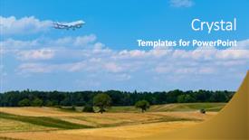  Presentation with airlines - Presentation theme having zurich-switzerland-july-19-2018 background and a teal colored foreground