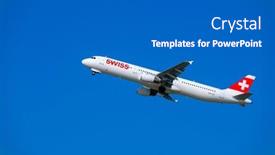  Presentation with airlines - Beautiful slide deck featuring zurich-switzerland-july-19-2018 backdrop and a gray colored foreground