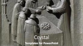  Presentation with easter church - Presentation design consisting of zurich-switzerland-june-23-2018 background and a gray colored foreground