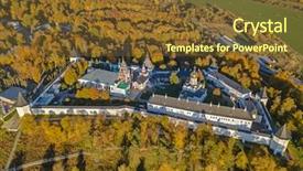  Presentation with history - Theme consisting of zvenigorod - moscow region - russia background and a tawny brown colored foreground