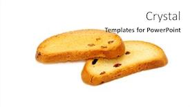  Presentation with background - Slides enhanced with zwieback-isolated-on-a-white background and a white colored foreground