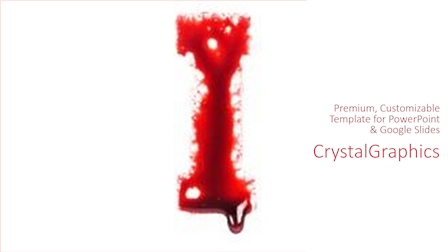 Blood Splatter Powerpoint Template