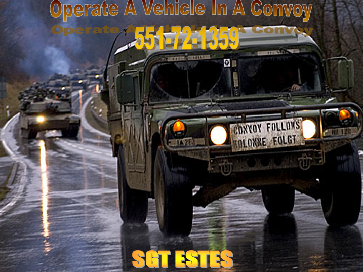 Convoys 101 PowerPoint Ranger, Premade Military PPT Classes