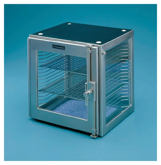 Fisherbrand™ Stainless Steel Desiccator with Stainless Steel Shelves