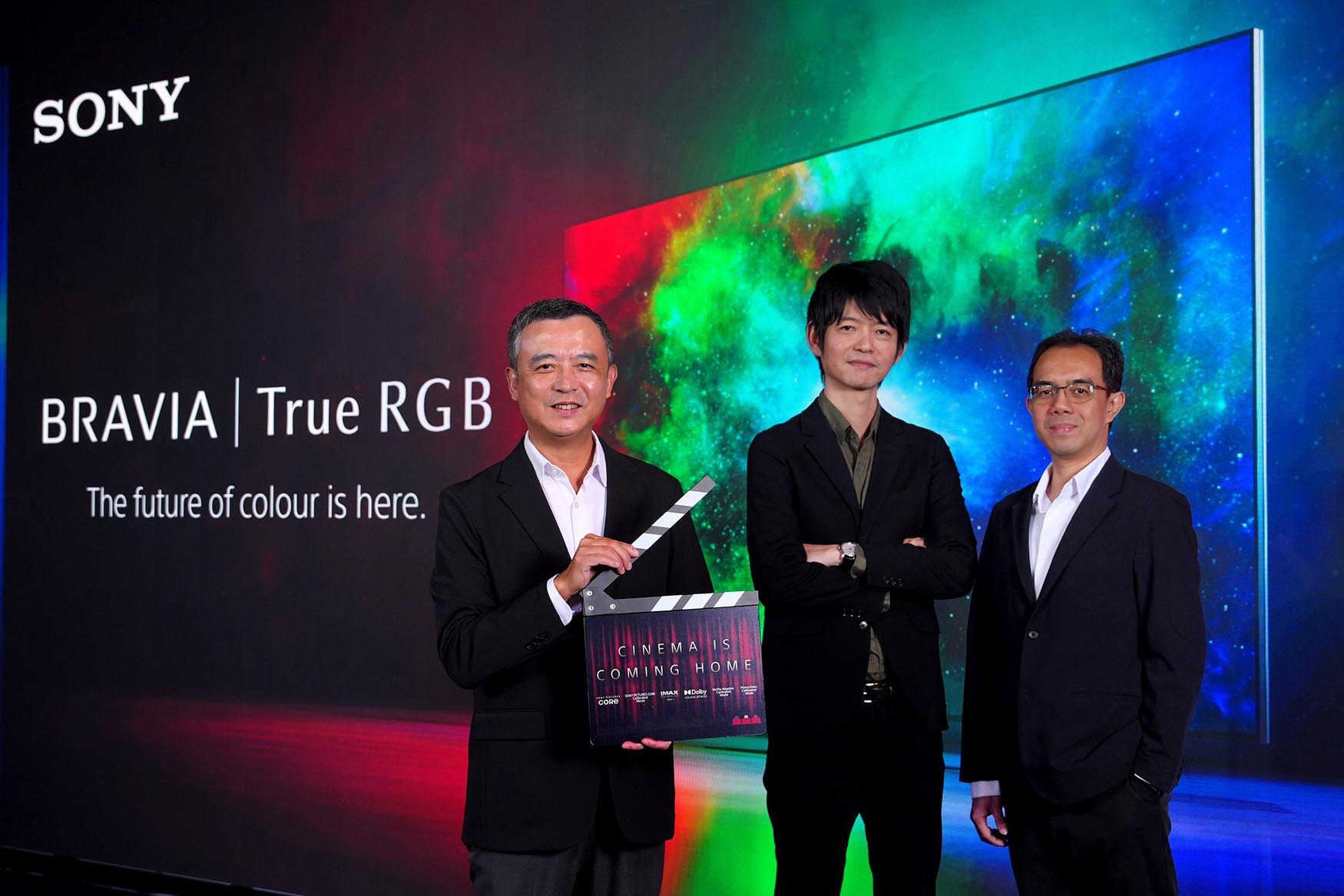 โซนี่ไทย ชูเทคโนโลยีทีวี “True RGB ก้าวสู่โลกของสีสันบทใหม่” พร้อม BRAVIA Theatre รุ่นใหม่ และทีวีขนาดใหญ่ 100 นิ้ว ตอกย้ำแนวคิด “Cinema is Coming Home”ด้วยนวัตกรรมภาพและเสียง  เติมเต็มประสบการณ์ความบันเทิงภายในบ้านให้เต็มอิ่มยิ่งขึ้นในทุกมิติ