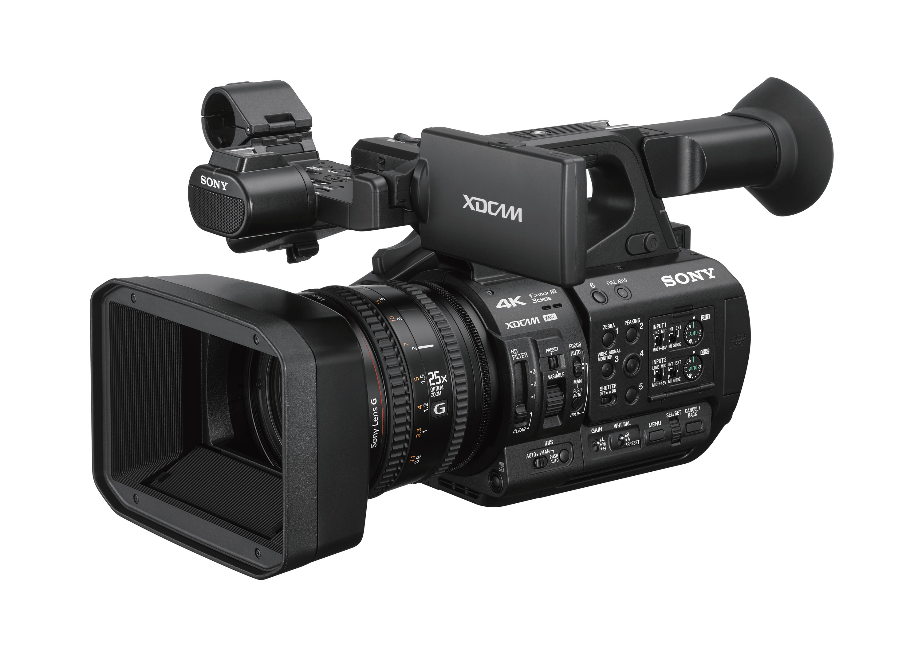 Sony’s New PXW-Z190 XDCAM Handheld Camcorder Delivers 4K 50p/60p Imagery with Three 1/3-type Exmor R CMOS Image Sensors