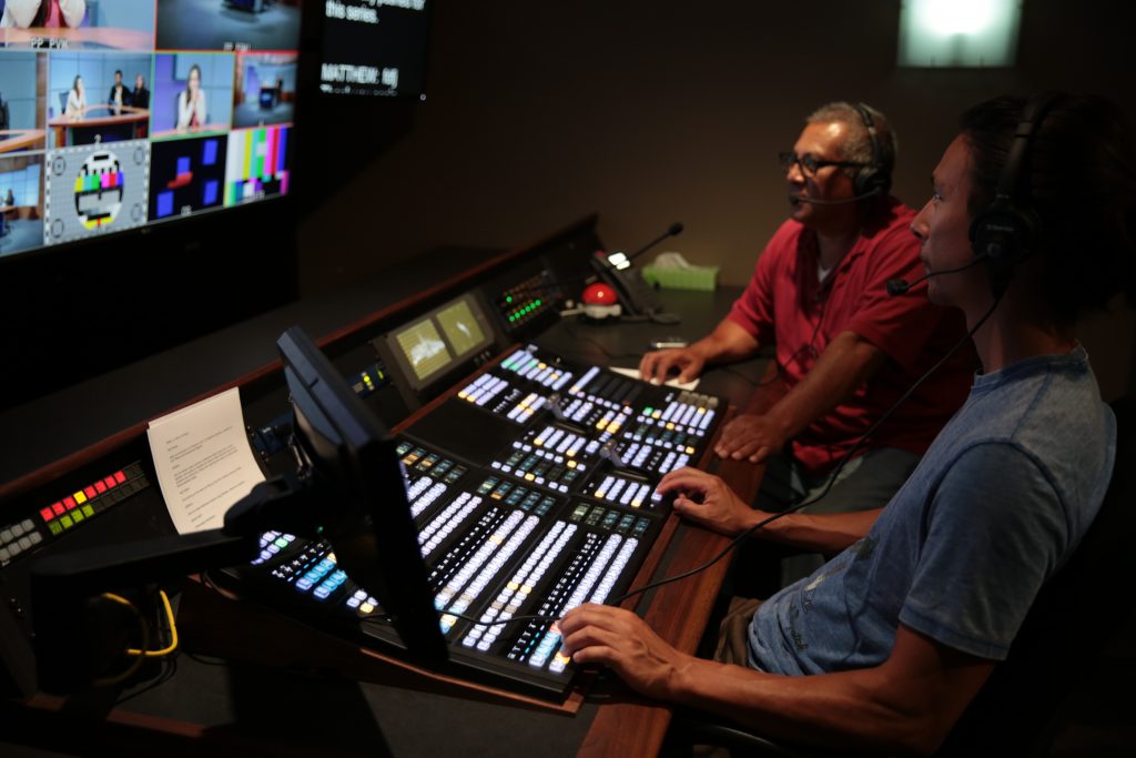 XVS-6000 switcher at KLCS-TV