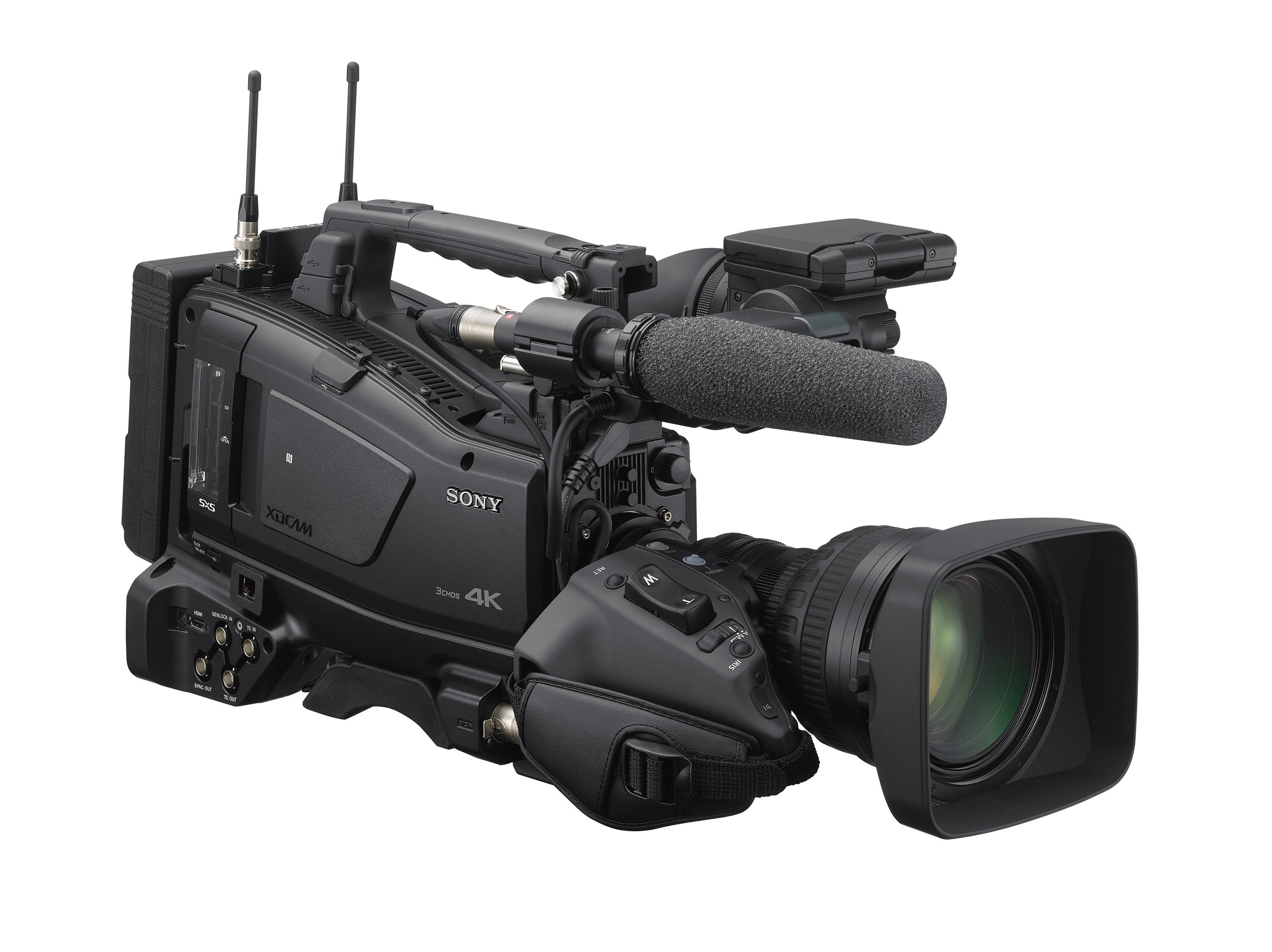 Sony Unveils PXW-Z750 Flagship XDCAM Shoulder Camcorder, with 4K 2/3-type 3-chip CMOS Sensor System with Global Shutter