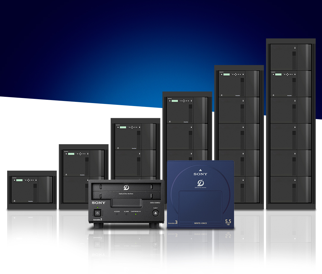 Sony Launches Generation 3 PetaSite Optical Disc Archive Library with 66 Percent Greater Capacity and 50 Percent Improvement in Archive Performance Versus Previous Generation