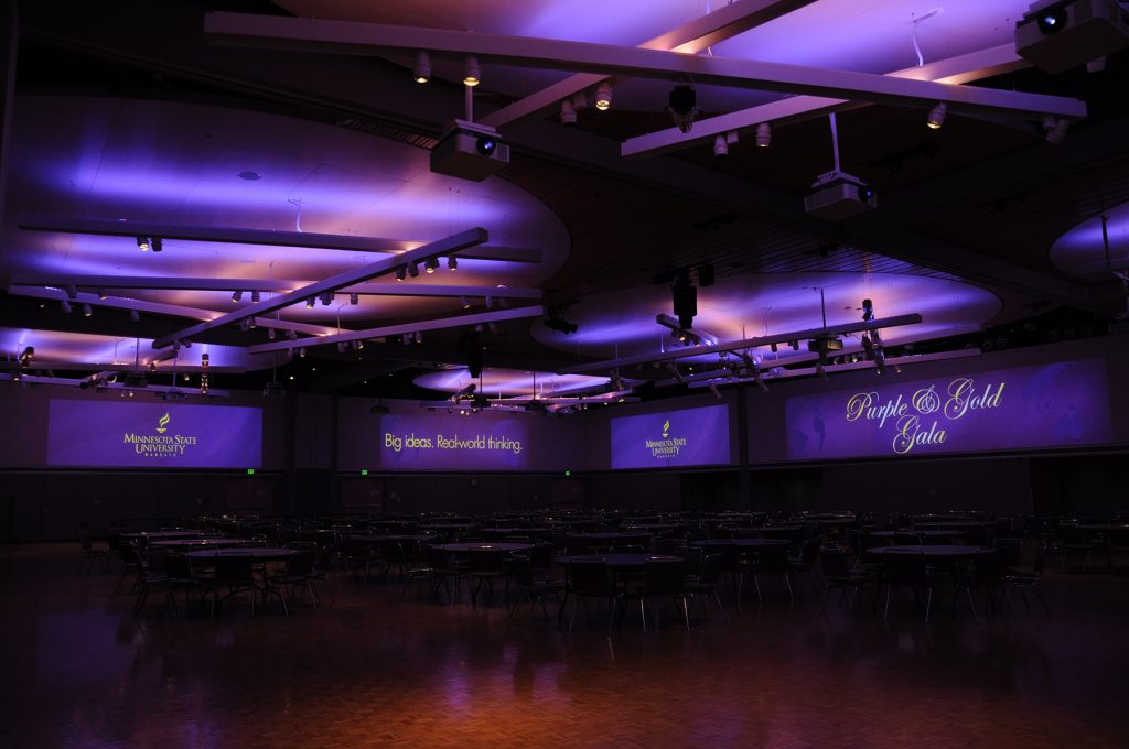 MNSU CSU Ballroom uses Sony's Laser Projectors
