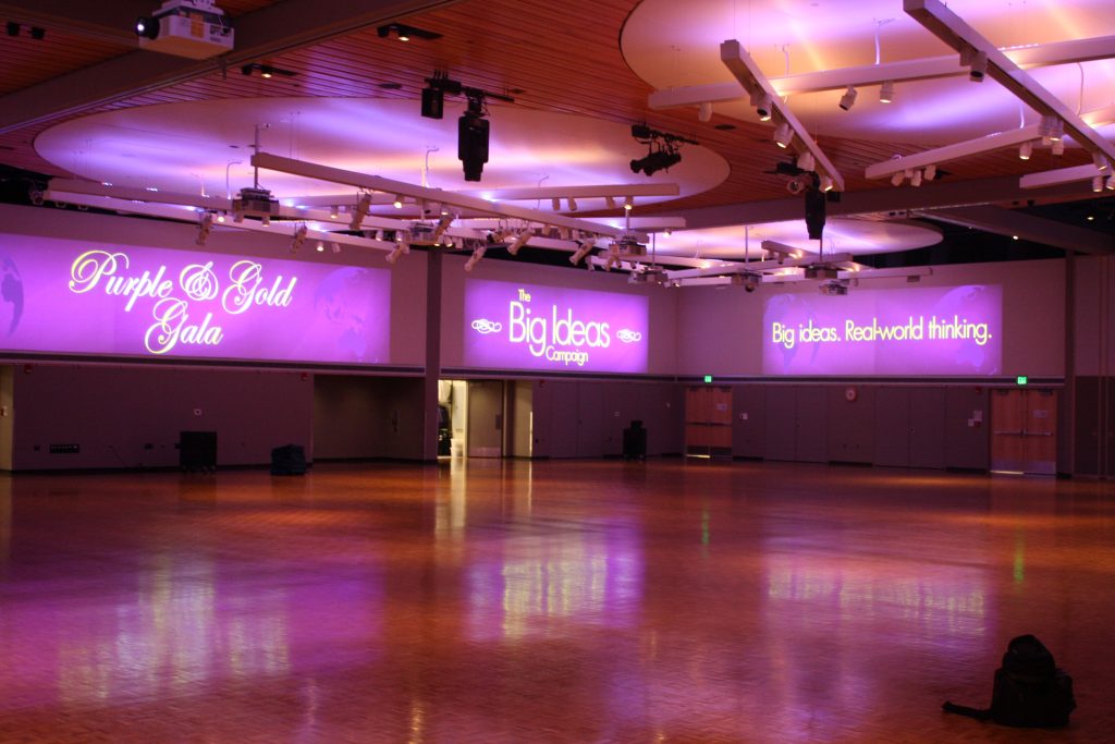 MNSU CSU Ballroom uses Sony's Laser Projectors