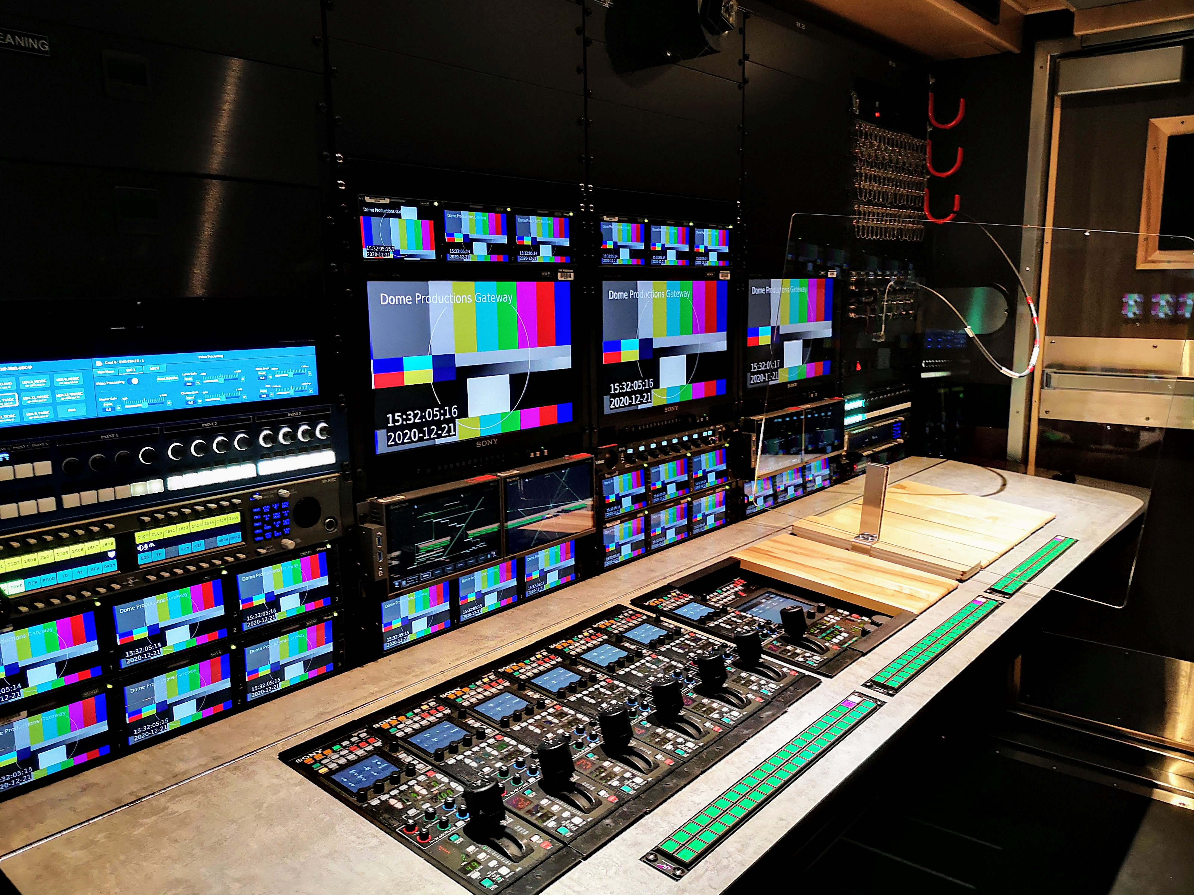 Dome Productions Tackles 4K and HDR Production with Help from Sony’s PVM-X Series Monitors
