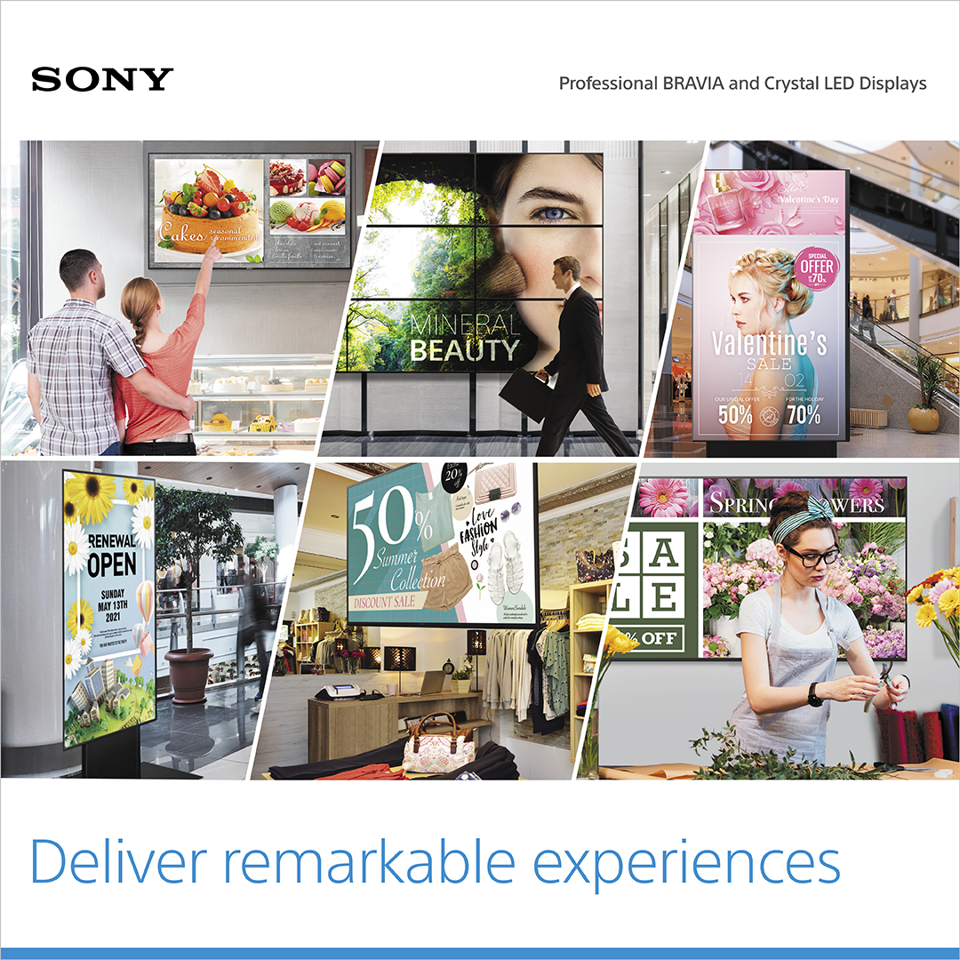 Sony Electronics’ AV Team to Exhibit at NRF 2022: Retail’s Big Show, January 16-18 in New York City