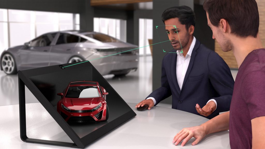 Spatial Reality Display Switching