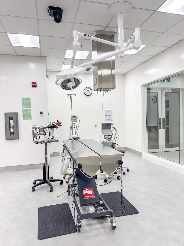 health education centre with camera on ceiling
