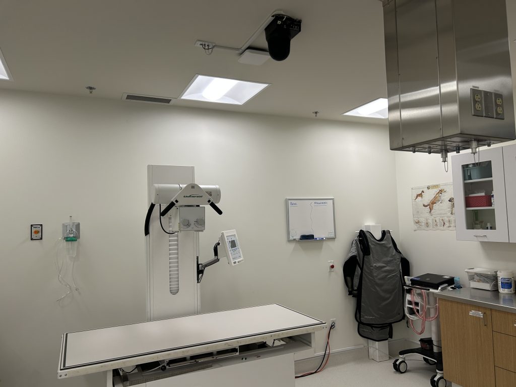 health education centre with camera on ceiling