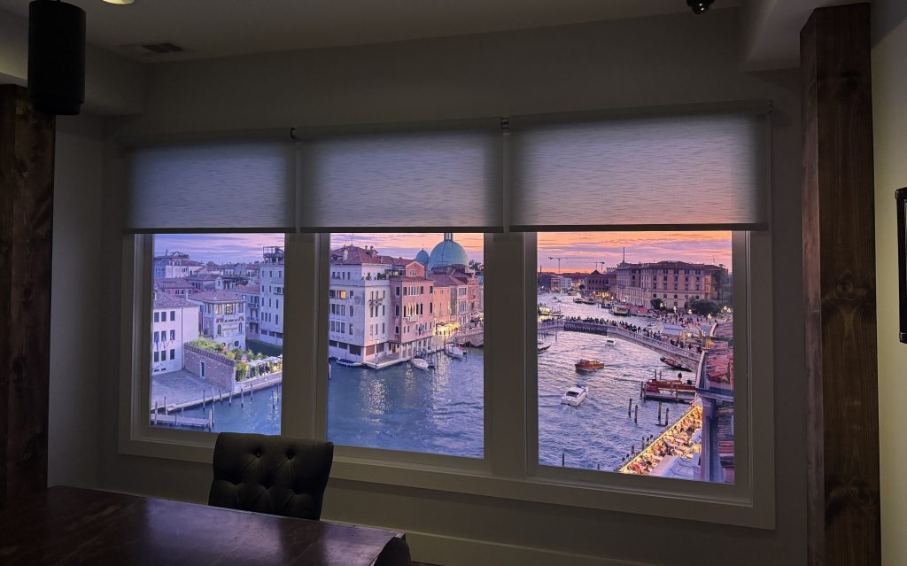 virtual windows with venice backdrop