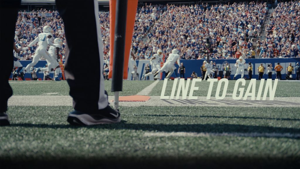 line to gain on football field