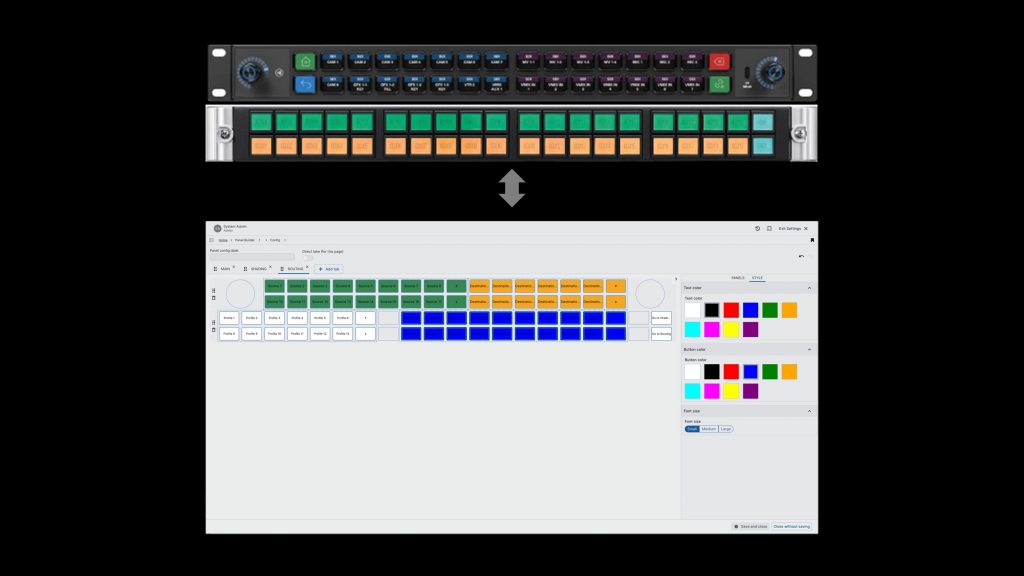 gui for broadcast control