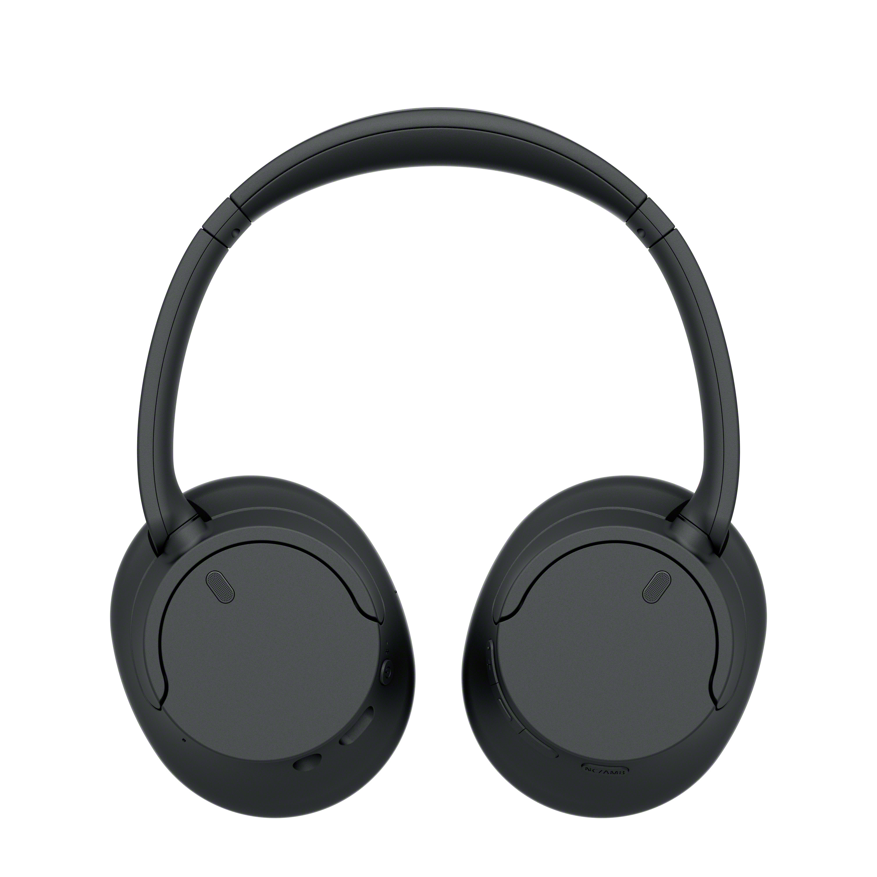 Sony WH-CH720N wireless noise cancelling headphones in black, angled product view