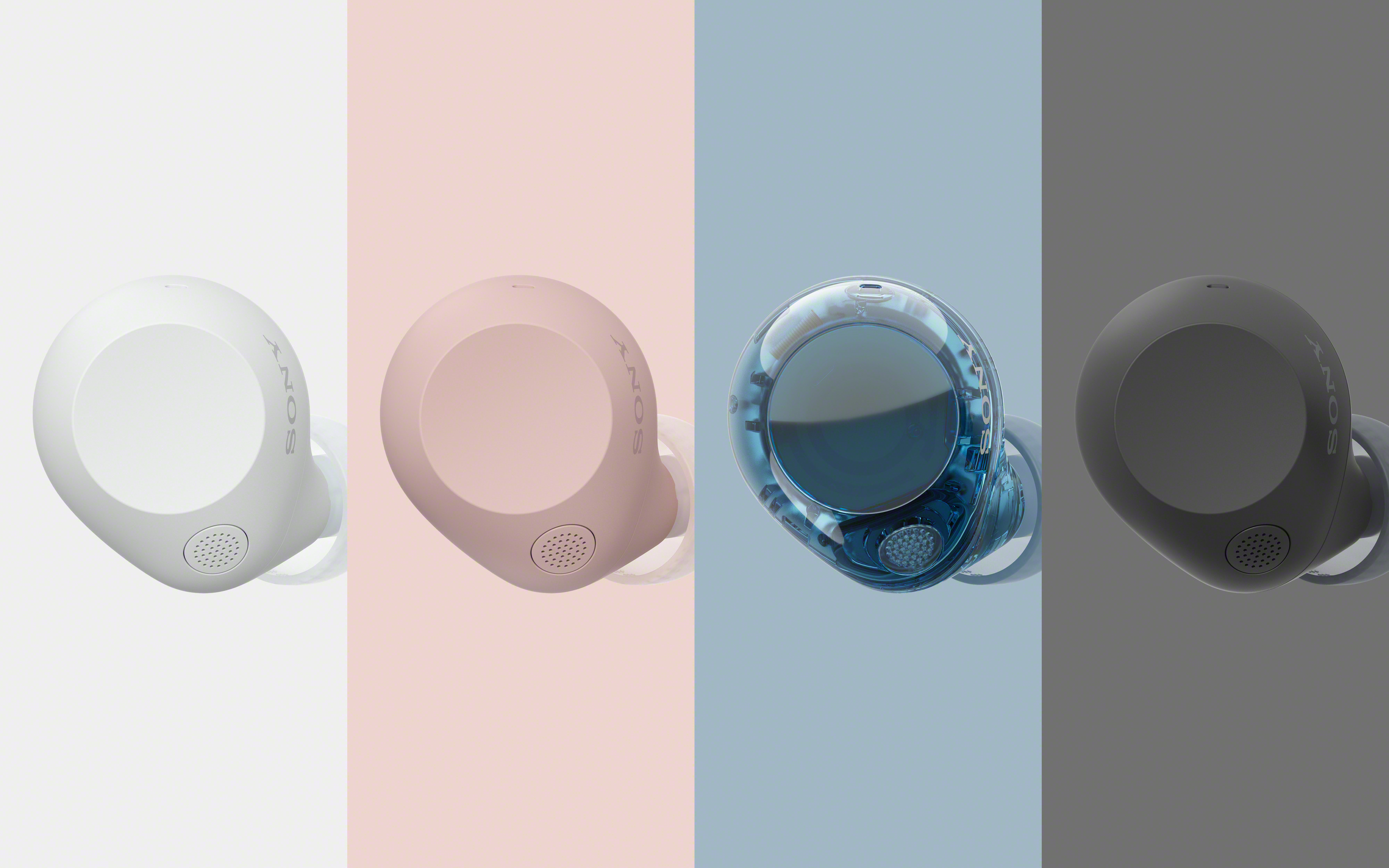 Sony WF-C710N wireless noise cancelling earbuds in four colours