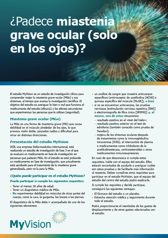 Hoja informativa unificada