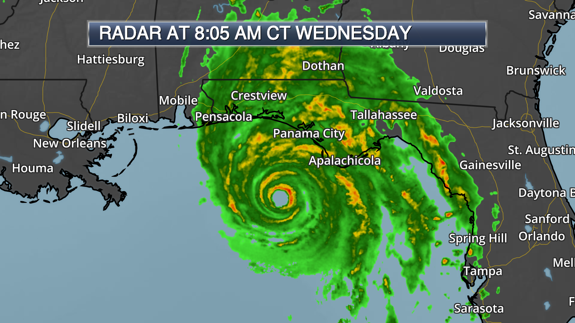 Dangerous Category 4 Michael Hours Away From Landfall Across The