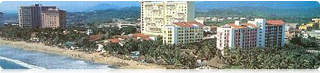 Palmar Beach stretches out right in front of the Park Royal Ixtapa.