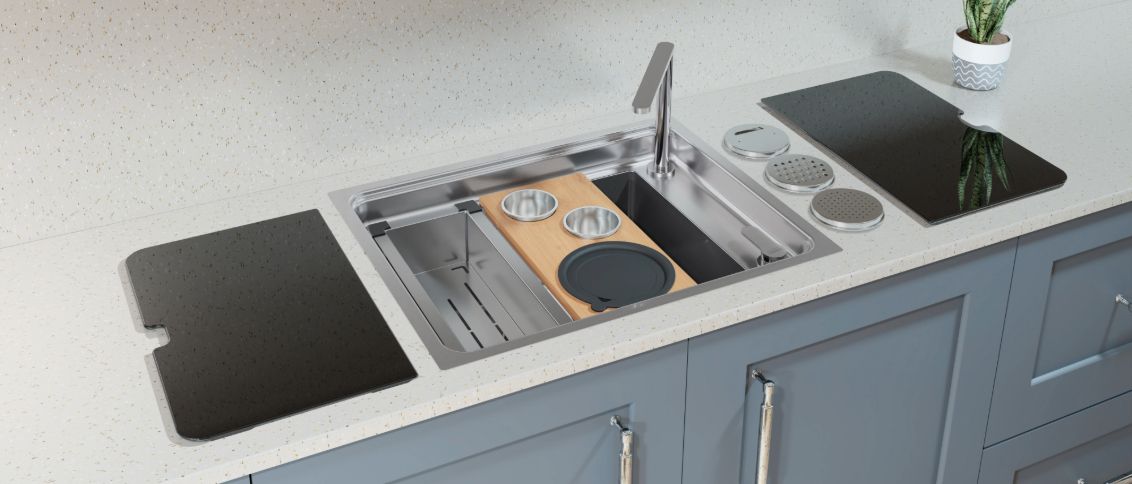 Workstation Quadrum Deep 50: uma cuba pronta para tudo!