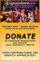 Donate To Signature Productions - 