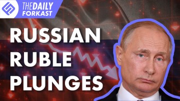 Russian ruble plunges; Ukraine DAO aids civilians