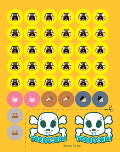 Custom Large Sticker component icon