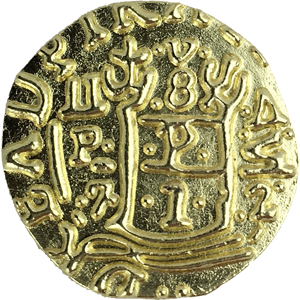 Doubloon, Metal, Gold component icon