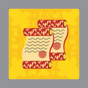 Large Square Chit Set component icon