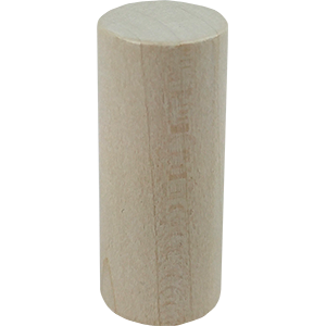 Cylinder, 30mm x 14mm, Natural component icon