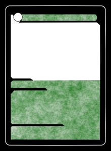 Poker Card - 10 Coloured Card Template
