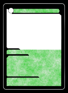 Poker Card - Clean Green Card Template