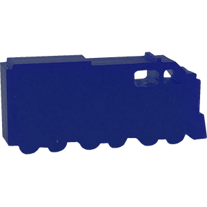 Acrylic Train, Modern Engine, Blue component icon