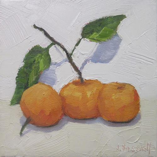 "A Few Tangerines Series Three " a fine art Print by Jennifer Boswell