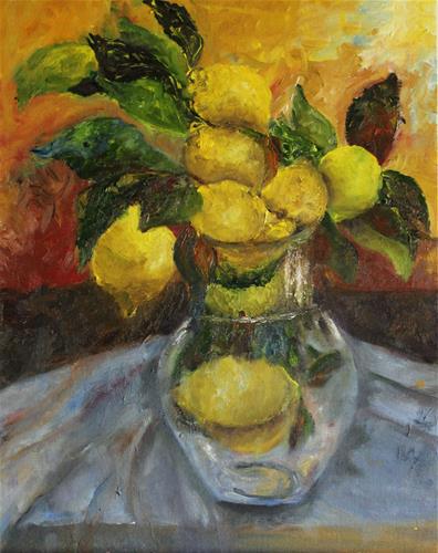 "Lemons" a fine art Print by Olesya Sytnyk