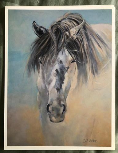 "Through the Dust" a fine art Print by Dell Eddins